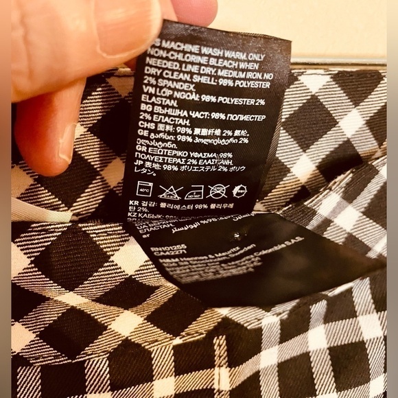 🌟HP🌟 ACADEMIA ANIME Plaid H & M Miniskirt Pleated School Girl Sz18 Cosplay - Picture 6 of 13